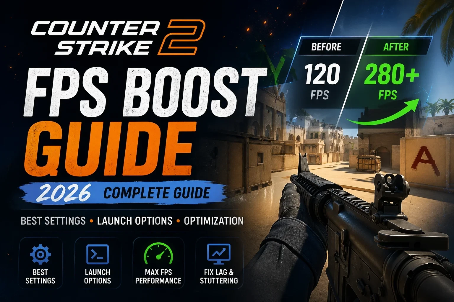 How to Increase FPS in CS2 (2026 Complete Guide)