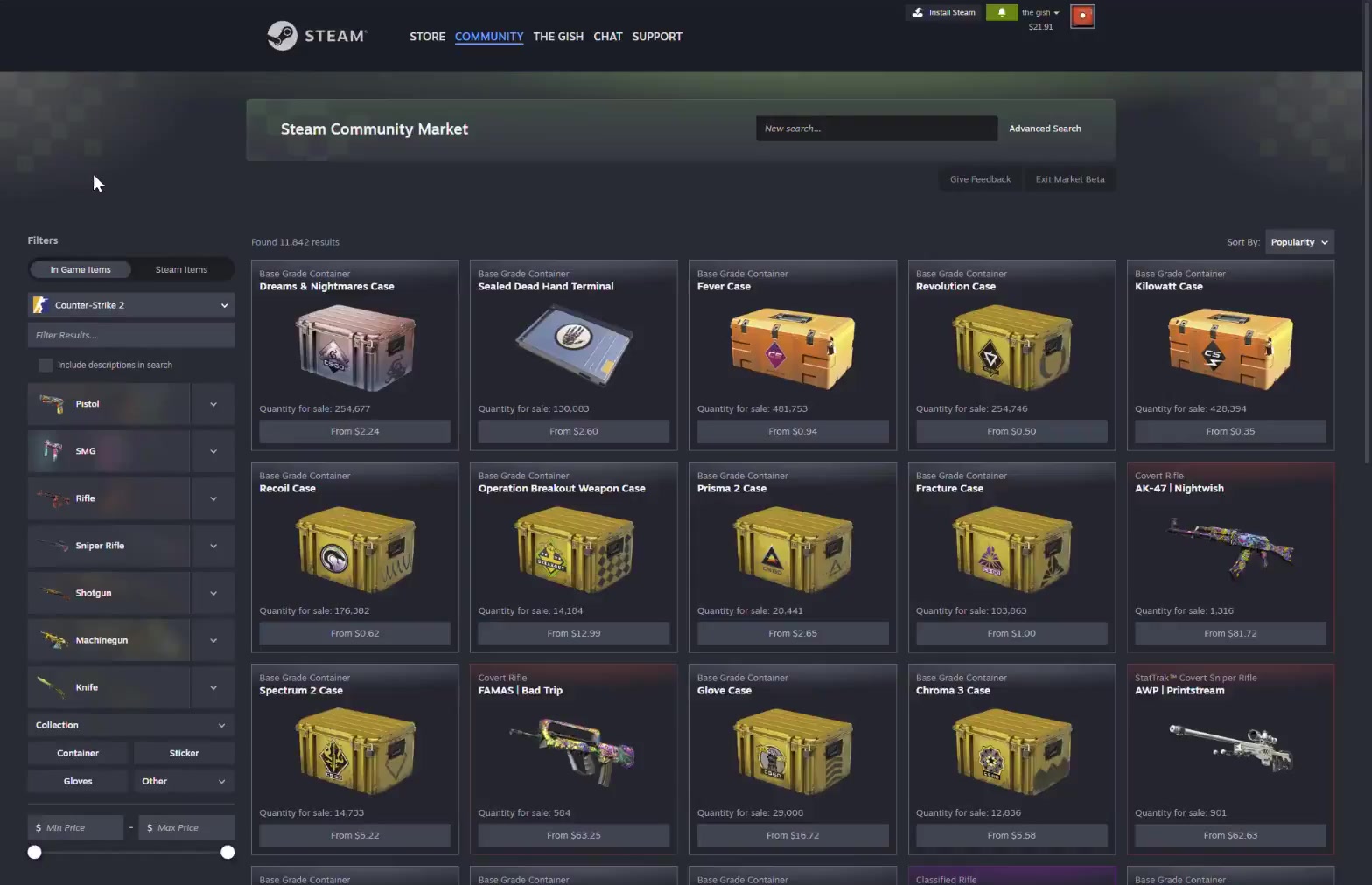 Valve Updates CS2 Steam Market with New Features