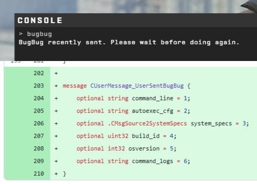 CS2 to introduce in-game bug reporting feature